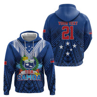 Custom Rugby Toa Samoa Hoodie Samoa mo Samoa Strength in Tatau - Polynesian Pride
