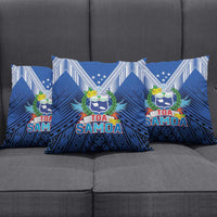 Rugby Toa Samoa Pillow Cover Samoa mo Samoa Strength in Tatau - Polynesian Pride