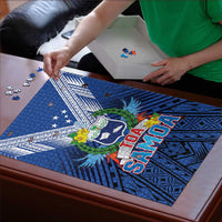 Rugby Toa Samoa Puzzle Samoa mo Samoa Strength in Tatau - Polynesian Pride