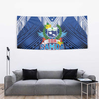Rugby Toa Samoa Tapestry Samoa mo Samoa Strength in Tatau - Polynesian Pride