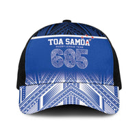 Toa Samoa 685 Baseball Net Cap Uso Aso Uma For Life For Samoa LT9 One Size Black Blue - Polynesian Pride