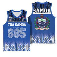Toa Samoa 685 Basketball Jersey Uso Aso Uma For Life For Samoa - Polynesian Pride