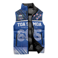 Toa Samoa 685 Sleeveless Puffer Jacket Uso Aso Uma For Life For Samoa LT9 - Polynesian Pride