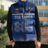 Toa Samoa 685 Sleeveless Puffer Jacket Uso Aso Uma For Life For Samoa LT9 - Polynesian Pride