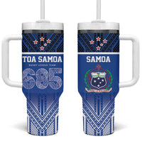 Toa Samoa 685 Tumbler With Handle Uso Aso Uma For Life For Samoa - Polynesian Pride
