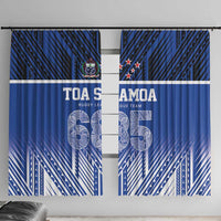 Toa Samoa 685 Window Curtain Uso Aso Uma For Life For Samoa - Polynesian Pride
