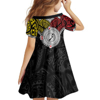 Aotearoa and Niue Mo Te Tiriti Family Matching Long Sleeve Bodycon Dress and Hawaiian Shirt New Zealand Honour The Treaty Ake!Ake!Ake! LT9 - Polynesian Pride
