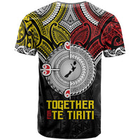 Aotearoa and Niue Mo Te Tiriti T Shirt New Zealand Honour The Treaty Ake!Ake!Ake!