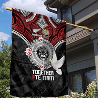 Aotearoa and Tonga Mo Te Tiriti Garden Flag New Zealand Honour The Treaty Ake!Ake!Ake!