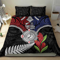 Aotearoa and Samoa Mo Te Tiriti Bedding Set Tangata Moana Stand with Tangata Whenua LT9 - Polynesian Pride