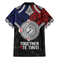Aotearoa and Samoa Mo Te Tiriti Family Matching Long Sleeve Bodycon Dress and Hawaiian Shirt Tangata Moana Stand with Tangata Whenua LT9 - Polynesian Pride