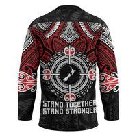 Aotearoa Proud To Be Maori Hockey Jersey New Zealand Fight Together LT9 - Polynesian Pride