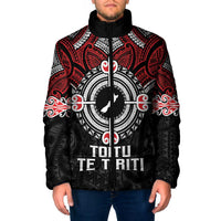 Aotearoa Proud To Be Maori Padded Jacket New Zealand Fight Together - Polynesian Pride