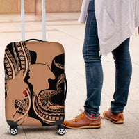 Personalised Valentines Day Romantic Lovers Luggage Cover LT9 Gold - Polynesian Pride