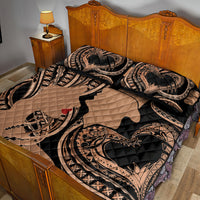 Personalised Valentines Day Romantic Lovers Quilt Bed Set LT9 - Polynesian Pride