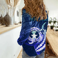 Personalised Northern Mariana Islands Women Casual Shirt Commonwealth Day 2024 LT9 - Polynesian Pride