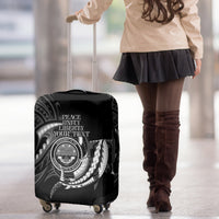 Personalised FSM Culture Day Luggage Cover Hammerhead Shark Tribal 2024 LT9 - Polynesian Pride