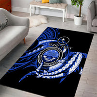 Personalised Chuuk FSM Culture Day Area Rug Hammerhead Shark Tattoo 2024 LT9 - Polynesian Pride