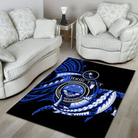 Personalised Chuuk FSM Culture Day Area Rug Hammerhead Shark Tattoo 2024 LT9 - Polynesian Pride