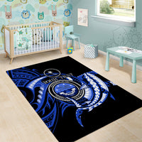 Personalised Chuuk FSM Culture Day Area Rug Hammerhead Shark Tattoo 2024 LT9 - Polynesian Pride