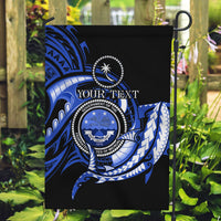 Personalised Chuuk FSM Culture Day Garden Flag Hammerhead Shark Tattoo 2024 LT9 Garden Flag Blue - Polynesian Pride