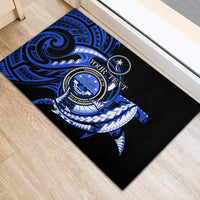 Personalised Chuuk FSM Culture Day Rubber Doormat Hammerhead Shark Tattoo 2024 LT9 - Polynesian Pride