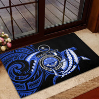 Personalised Chuuk FSM Culture Day Rubber Doormat Hammerhead Shark Tattoo 2024 LT9 - Polynesian Pride