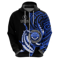 Personalised Chuuk FSM Culture Day Zip Hoodie Hammerhead Shark Tattoo 2024 LT9 - Polynesian Pride