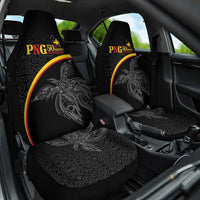 Papua New Guinea 50th Independence Day Car Seat Cover Simple Oro Tapa Pattern - Polynesian Pride
