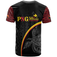Papua New Guinea 50th Independence Day T Shirt Simple Oro Tapa Pattern LT9 - Polynesian Pride