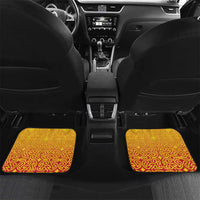Papua New Guinea Oro Tapa Personalised Car Mats Simple Bird of Paradise Style - Polynesian Pride
