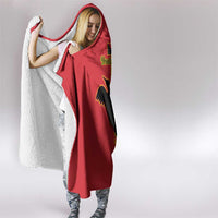 Papua New Guinea Oro Tapa Personalised Hooded Blanket Simple Bird of Paradise Style LT9 - Polynesian Pride