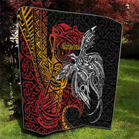 Papua New Guinea Sepik Personalised Quilt PNG Bird of Paradise Tattoo - Polynesian Pride