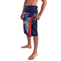 Personalised PNG Central Province Lavalava Bird of Paradise Tattoo Flag Motif - Polynesian Pride