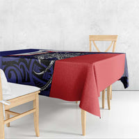 Personalised PNG Central Province Tablecloth Bird of Paradise Tattoo Flag Motif LT9 - Polynesian Pride