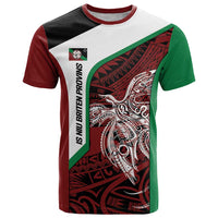 Personalised PNG East New Britain Province T Shirt Bird of Paradise Tattoo Flag Motif - Polynesian Pride