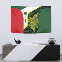 Personalised PNG East Sepik Province Tapestry Bird of Paradise Tattoo Flag Motif - Polynesian Pride
