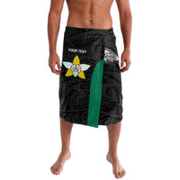 Personalised PNG Enga Province Lavalava Bird of Paradise Tattoo Flag Motif - Polynesian Pride