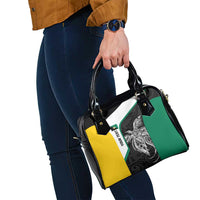 Personalised PNG Enga Province Shoulder Handbag Bird of Paradise Tattoo Flag Motif LT9 - Polynesian Pride