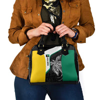 Personalised PNG Enga Province Shoulder Handbag Bird of Paradise Tattoo Flag Motif LT9 - Polynesian Pride