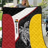 Personalised PNG Madang Province Quilt Bird of Paradise Tattoo Flag Motif - Polynesian Pride