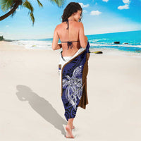 Personalised PNG Manus Province Sarong Bird of Paradise Tattoo Flag Motif - Polynesian Pride
