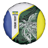 Personalised PNG Morobe Province Spare Tire Cover Bird of Paradise Tattoo Flag Motif LT9 - Polynesian Pride