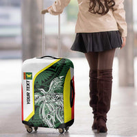 Personalised PNG Oro Province Luggage Cover Bird of Paradise Tattoo Flag Motif - Polynesian Pride