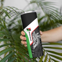 Personalised PNG Southern Highlands Province Skinny Tumbler Bird of Paradise Tattoo Flag Motif LT9 - Polynesian Pride