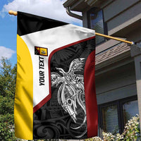 Personalised PNG Western Province Garden Flag Bird of Paradise Tattoo Flag Motif LT9 - Polynesian Pride