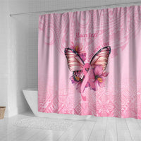 Faith Hope Love Butterfly Ribbon Personalised Shower Curtain LT9 - Polynesian Pride