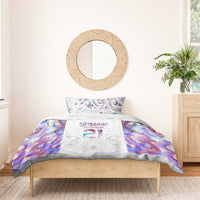 Custom New Zealand Aotearoa Bedding Set Pink Maori Paua Shell Indigenous - Polynesian Pride