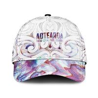 New Zealand Aotearoa Classic Cap Pink Maori Papua Shell Indigenous LT9 Universal Fit Pink - Polynesian Pride