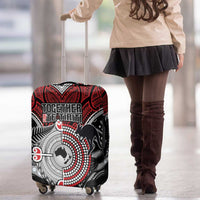 Aotearoa and Australia Luggage Cover New Zealand Honour The Treaty Ake!Ake!Ake!